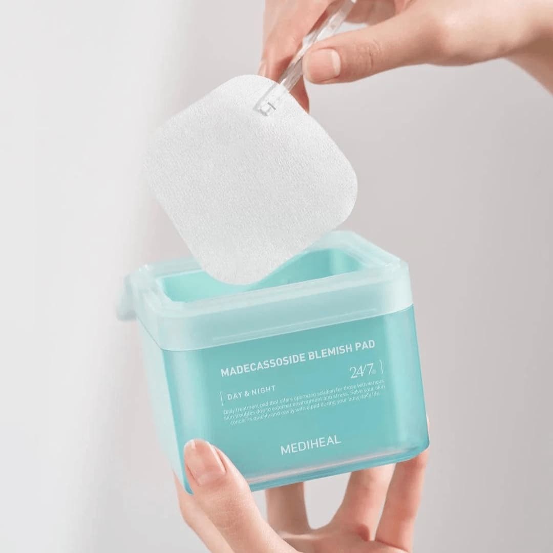 MEDIHEAL Madecassoside Blemish Pad 100pcs - bellubeauty