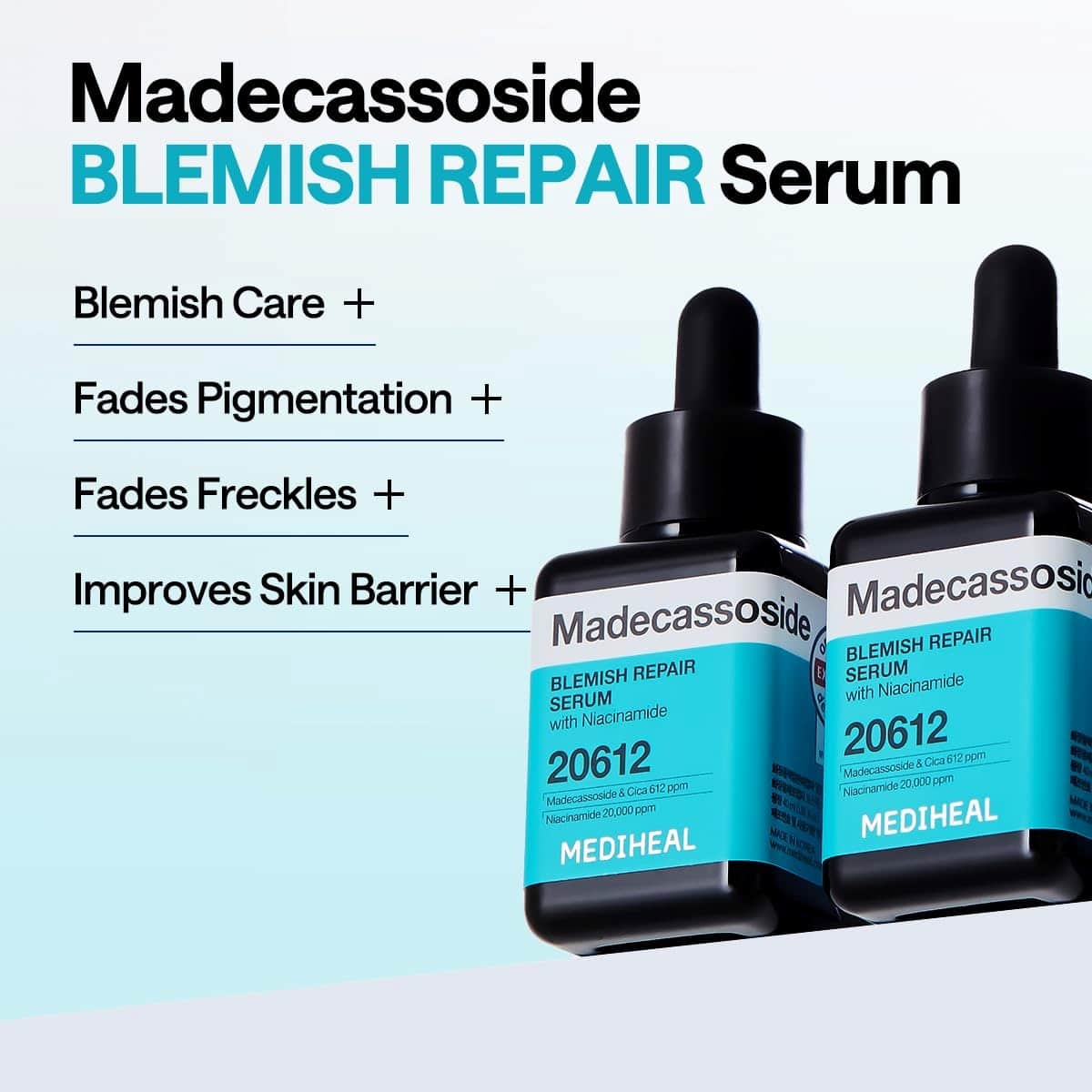 MEDIHEAL Madecassoside Blemish Repair Serum 40ml - BelluBeauty