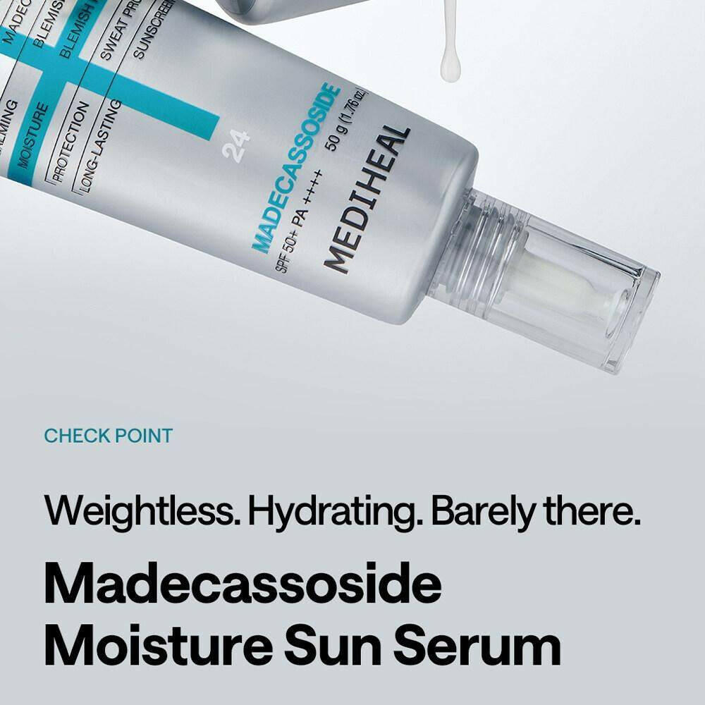 MEDIHEAL Madecassoside Moisture Sun Serum 50g SPF50+ - bellubeauty