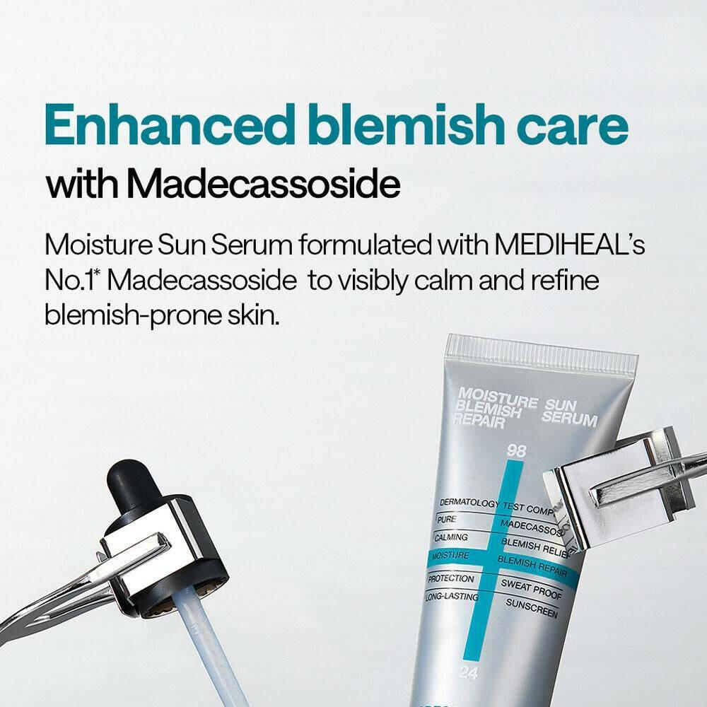 MEDIHEAL Madecassoside Moisture Sun Serum 50g SPF50+ - bellubeauty