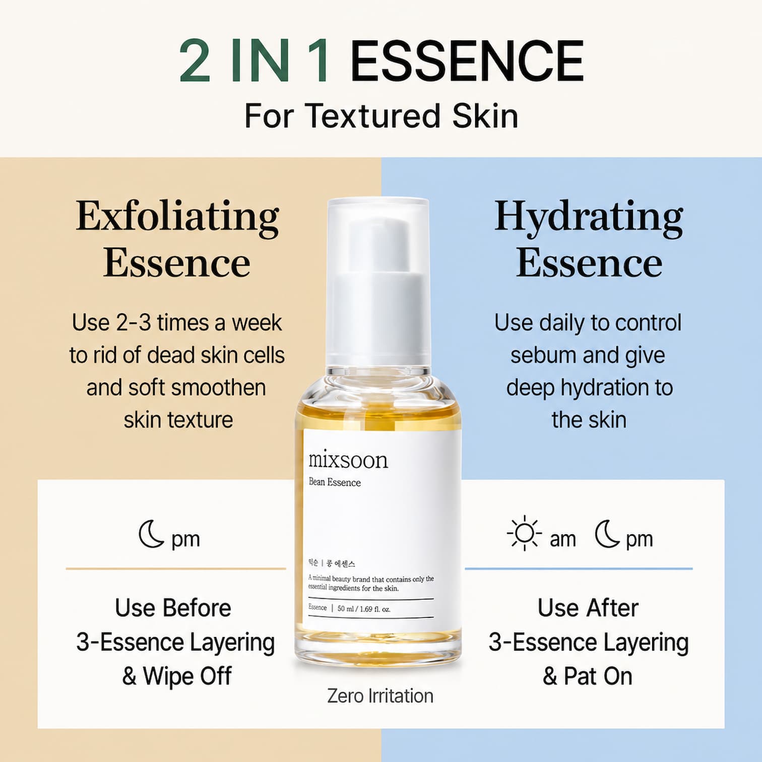 MIXSOON Bean Essence 50ml - BelluBeauty