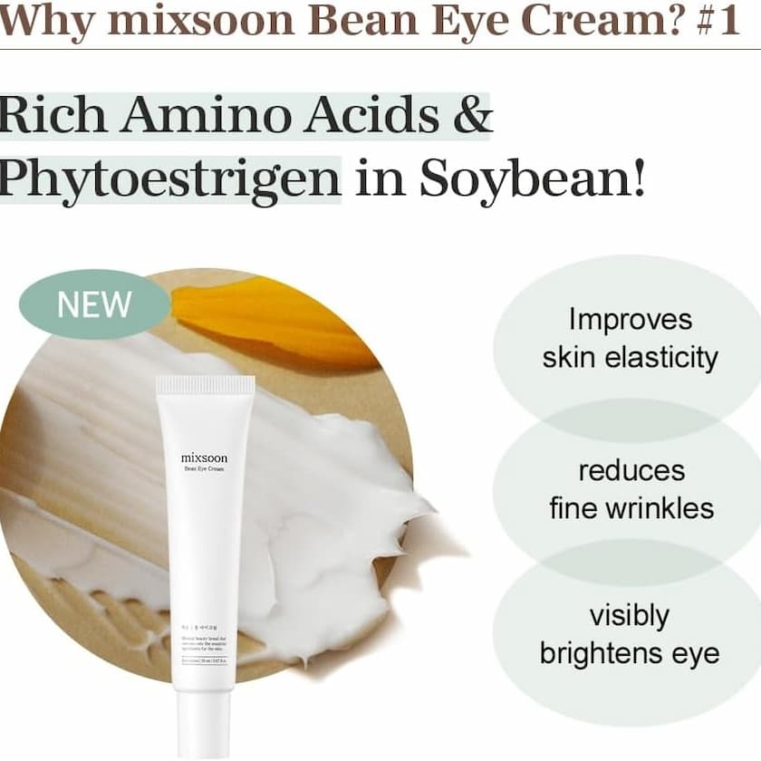MIXSOON Bean Eye Cream 20ml - bellubeauty