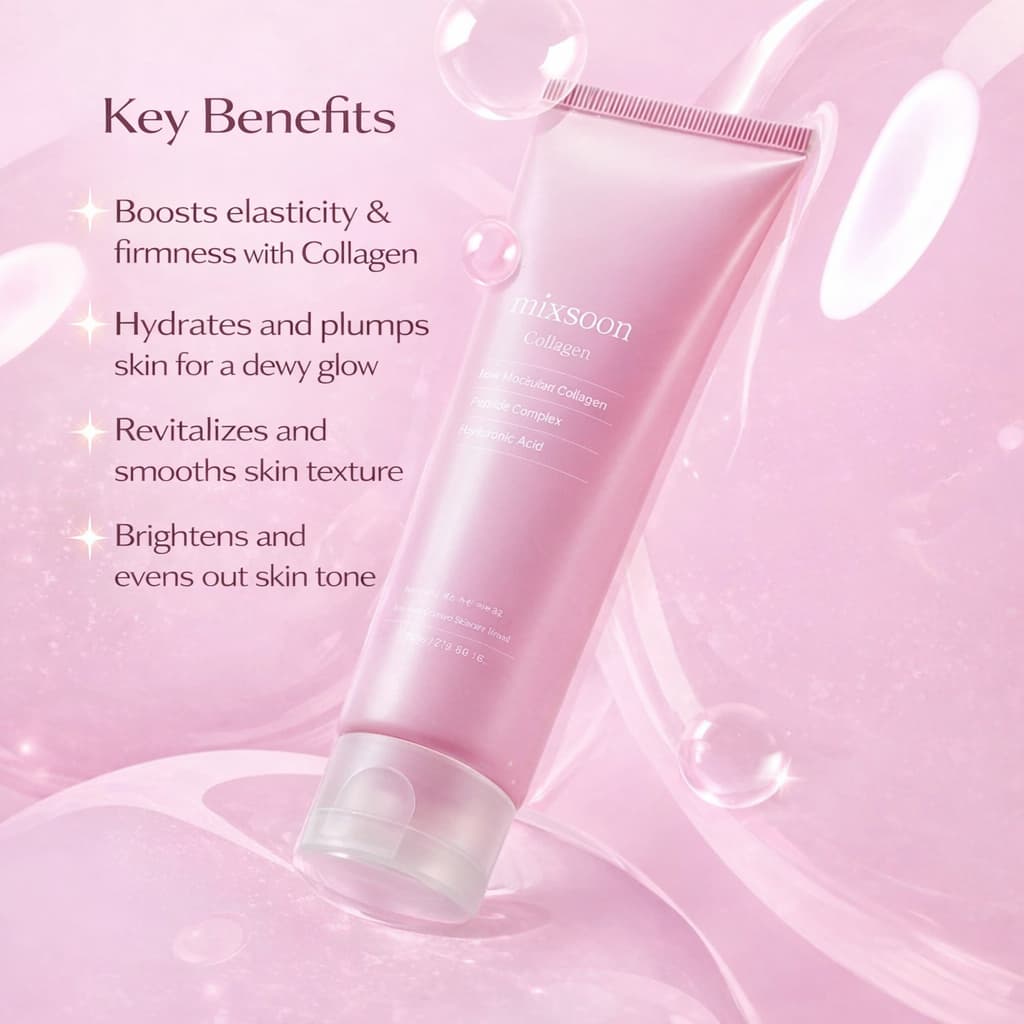 MIXSOON Collagen Glass Skin Mask 80ml - BelluBeauty