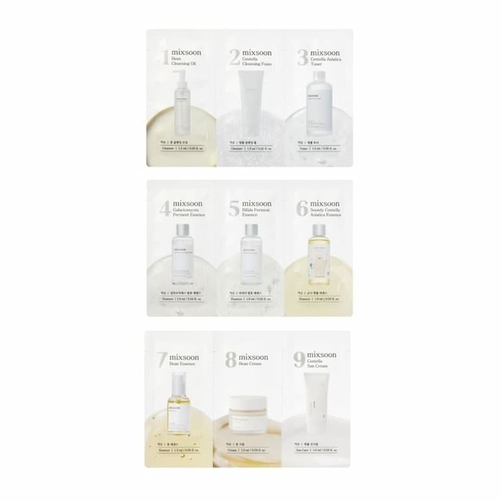 MIXSOON Soothing Sample Strip 3pcs - BelluBeauty