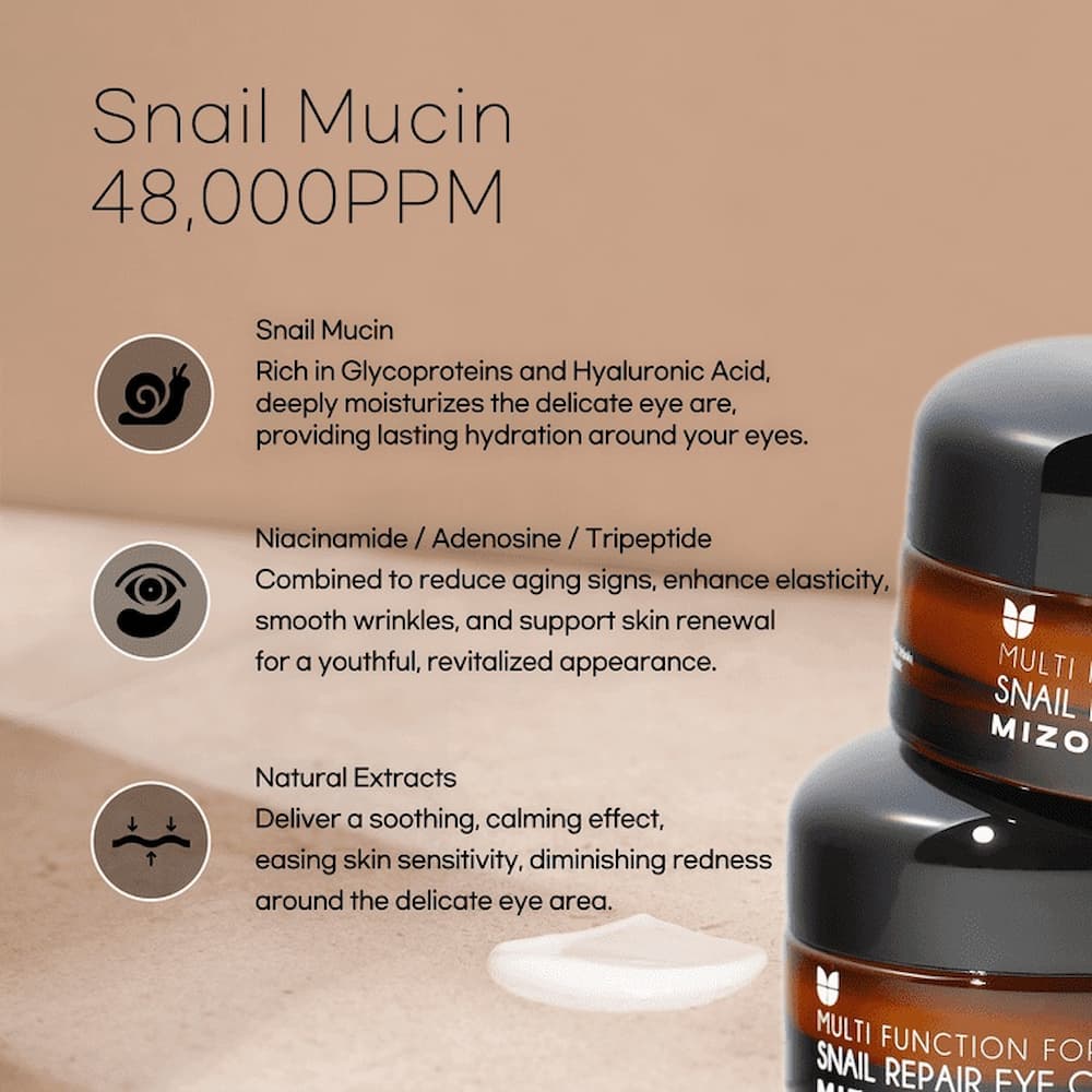 MIZON Snail Repair Eye Cream 25ml - BelluBeauty