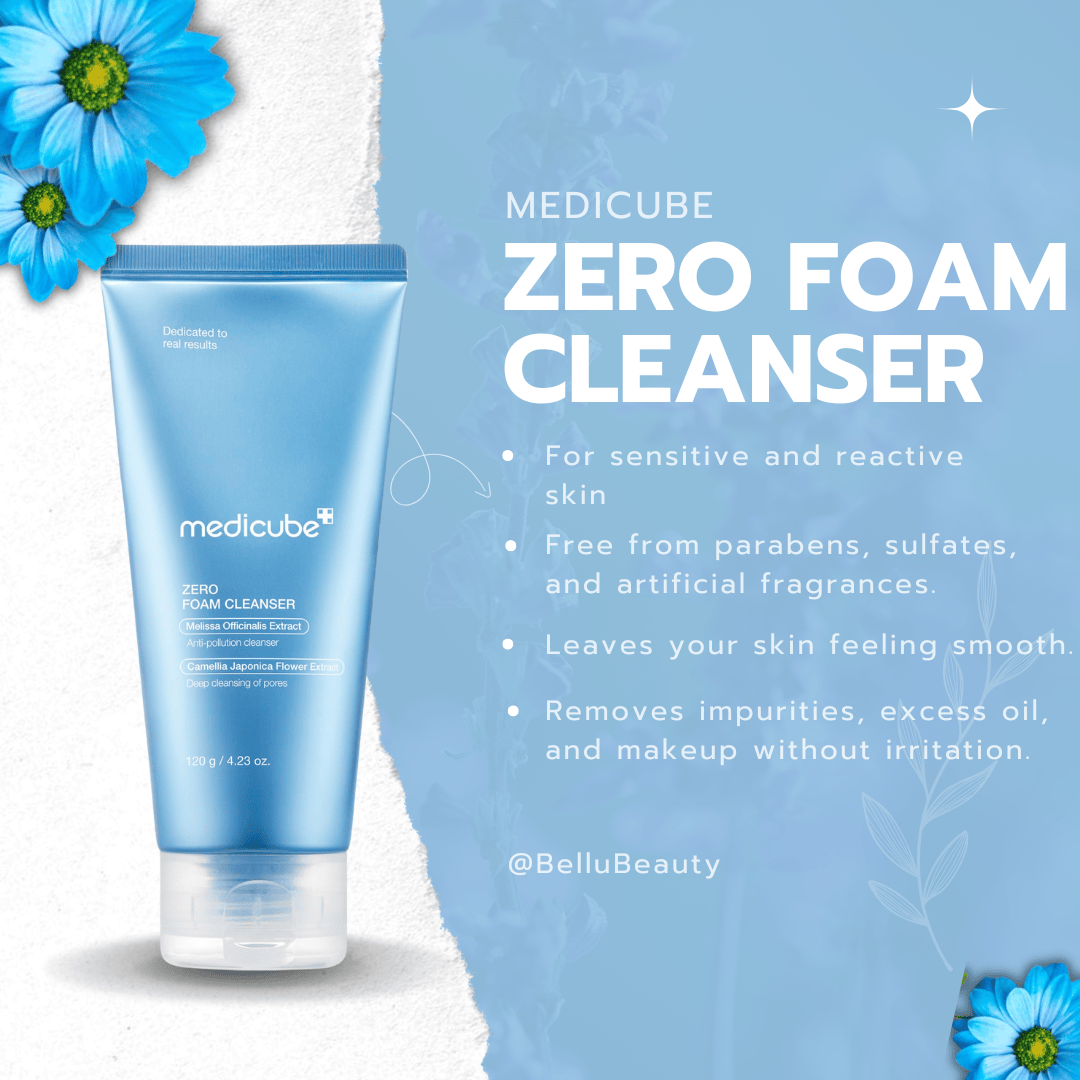 MEDICUBE Zero Foam Cleanser 120ml - BelluBeauty