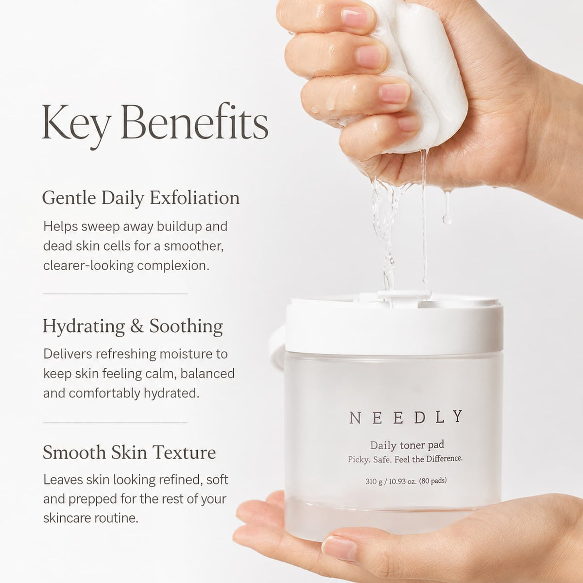 NEEDLY Daily Toner Pad 80pcs - BelluBeauty