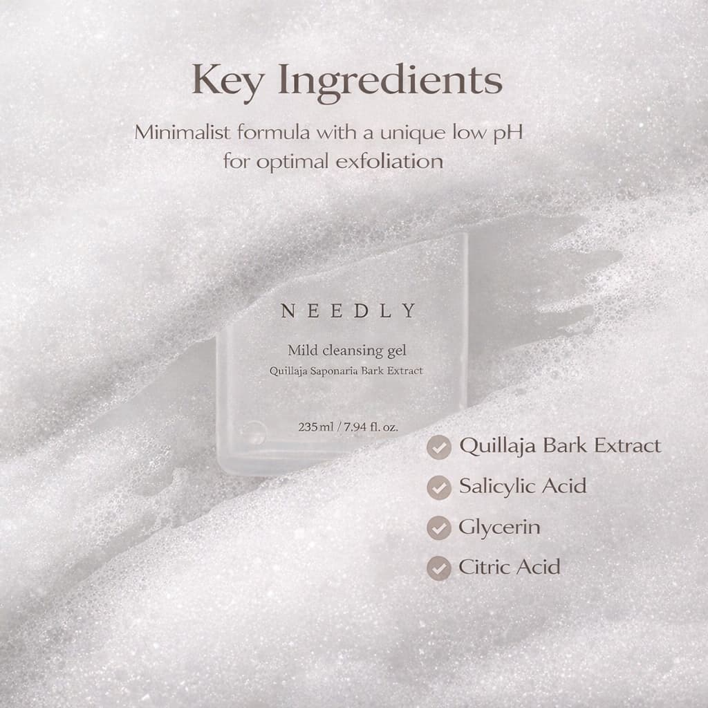 NEEDLY Mild Cleansing Gel 235ml - BelluBeauty