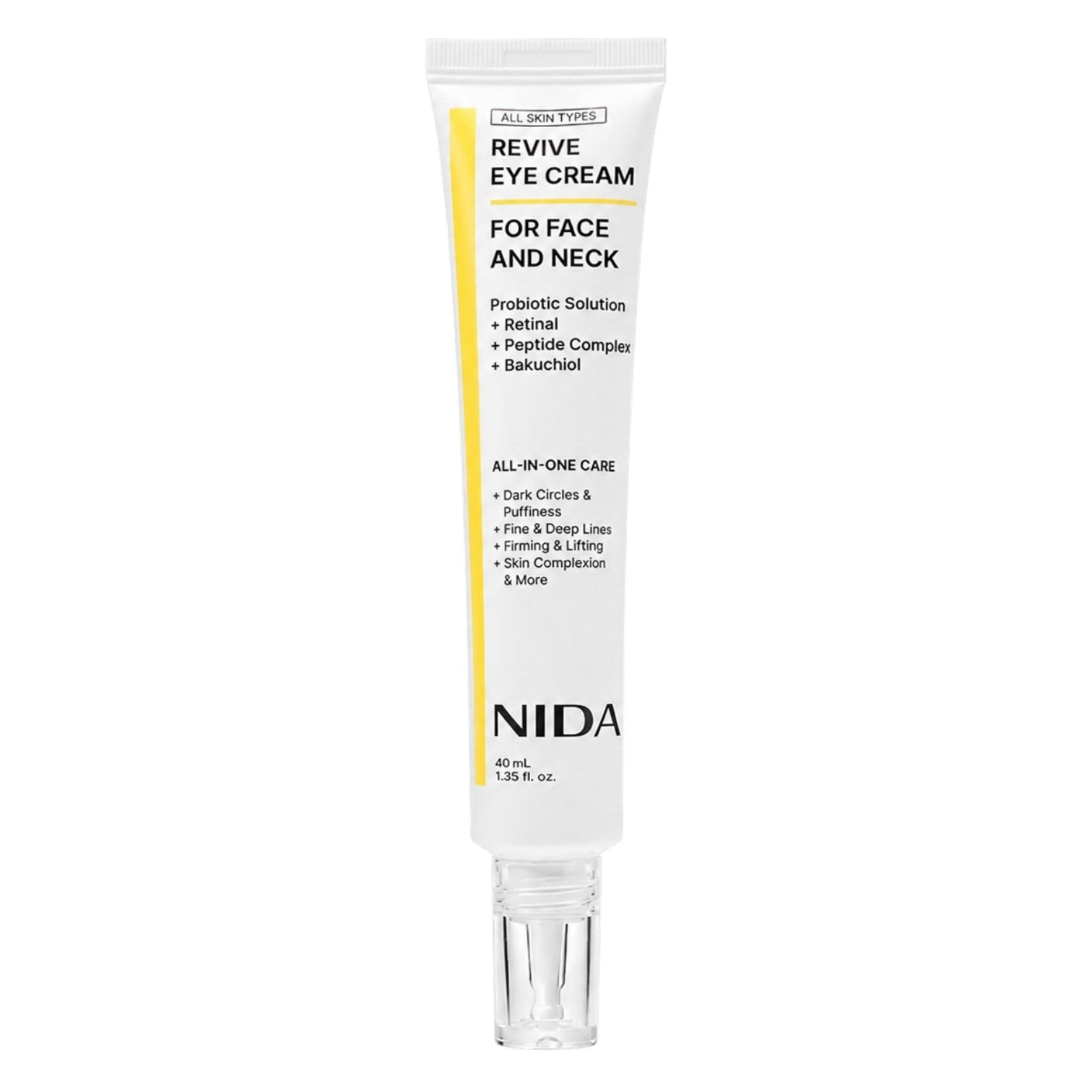 NIDA Revive Eye Cream For Face And Neck 40ml - BelluBeauty