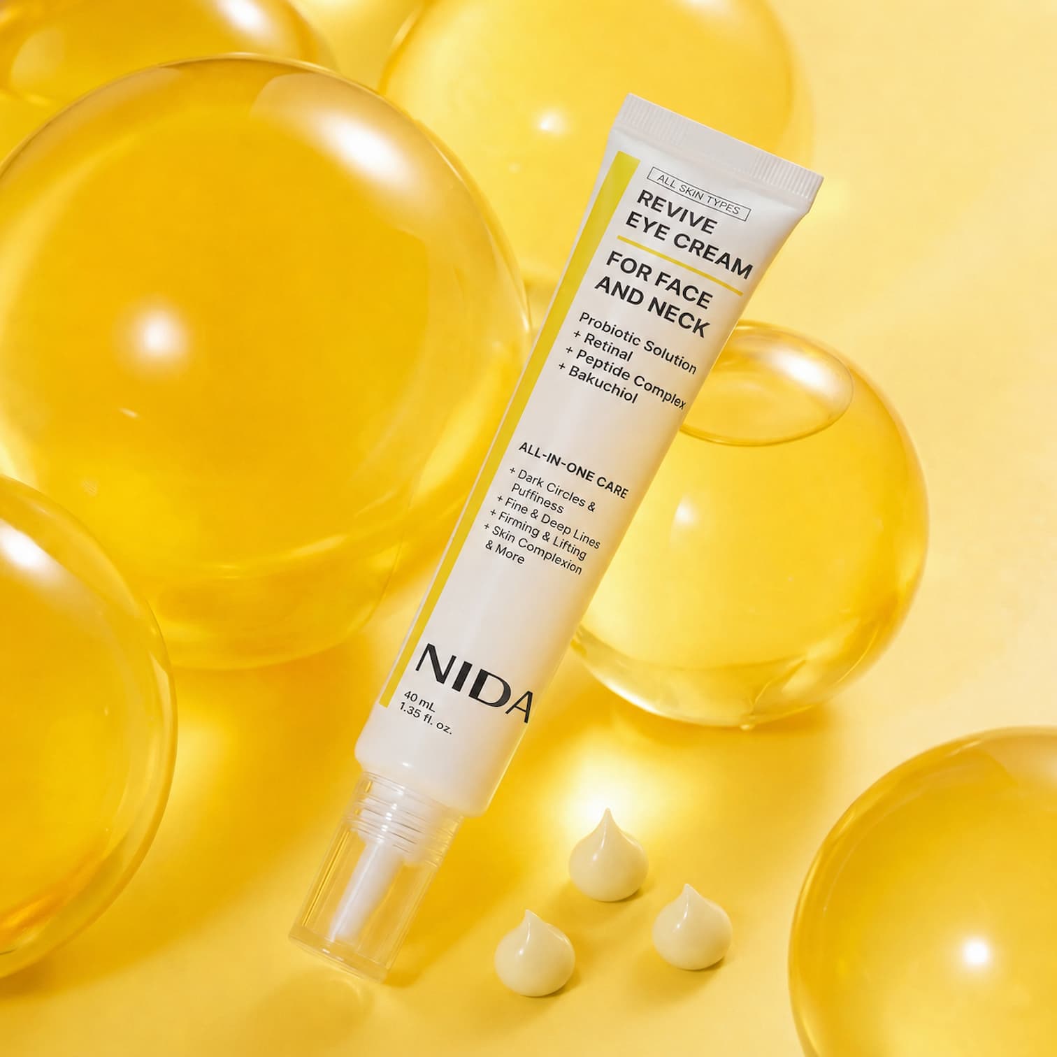 NIDA Revive Eye Cream For Face And Neck 40ml - BelluBeauty