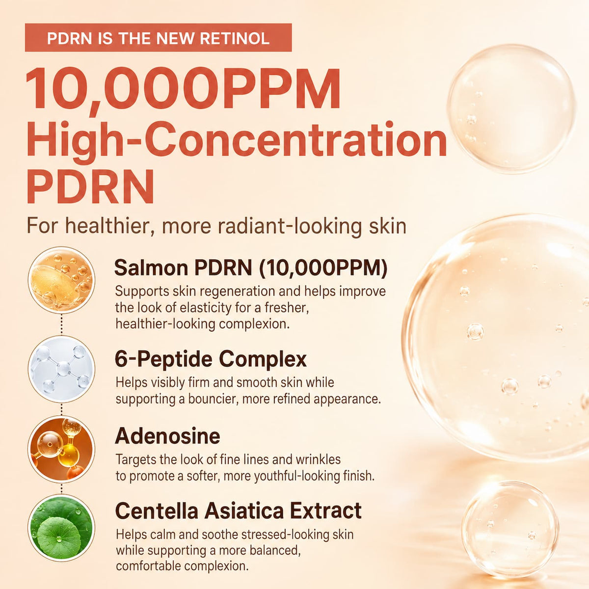 NIDA Salmon PDRN Peptide Serum 50ml - BelluBeauty