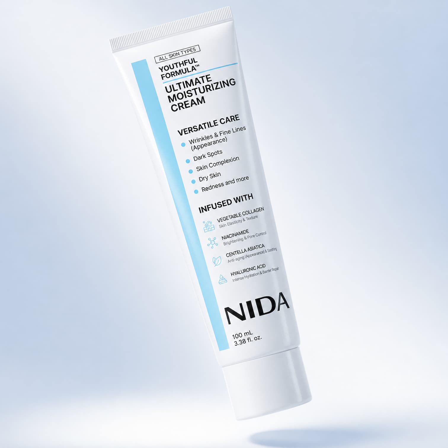 NIDA Youthful Formula Ultimate Moisturizing Cream 100ml - BelluBeauty