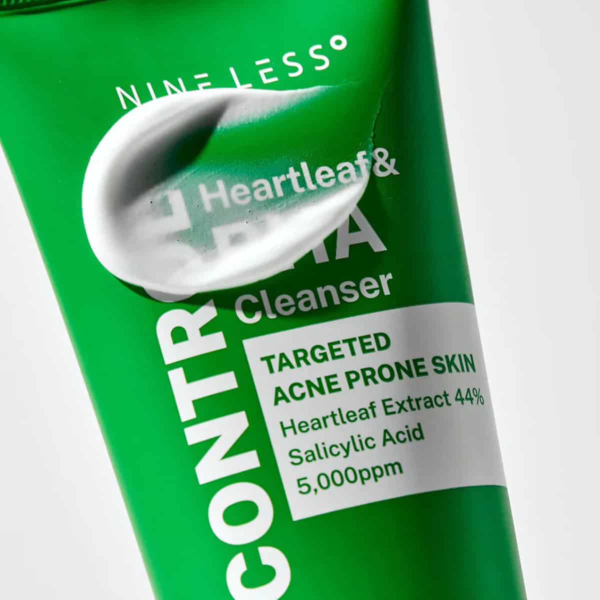 NINELESS A-Control Heartleaf & BHA Cleanser 120ml - BelluBeauty