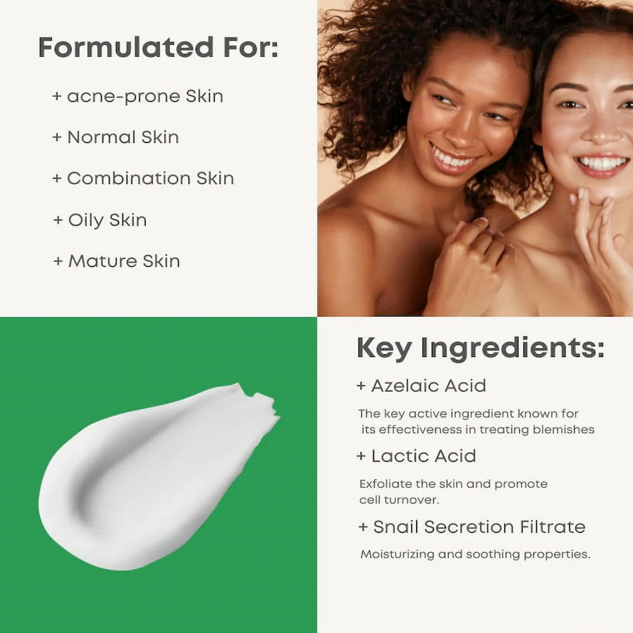 NINELESS A-Control Azelaic Acid Cream 50ml - bellubeauty