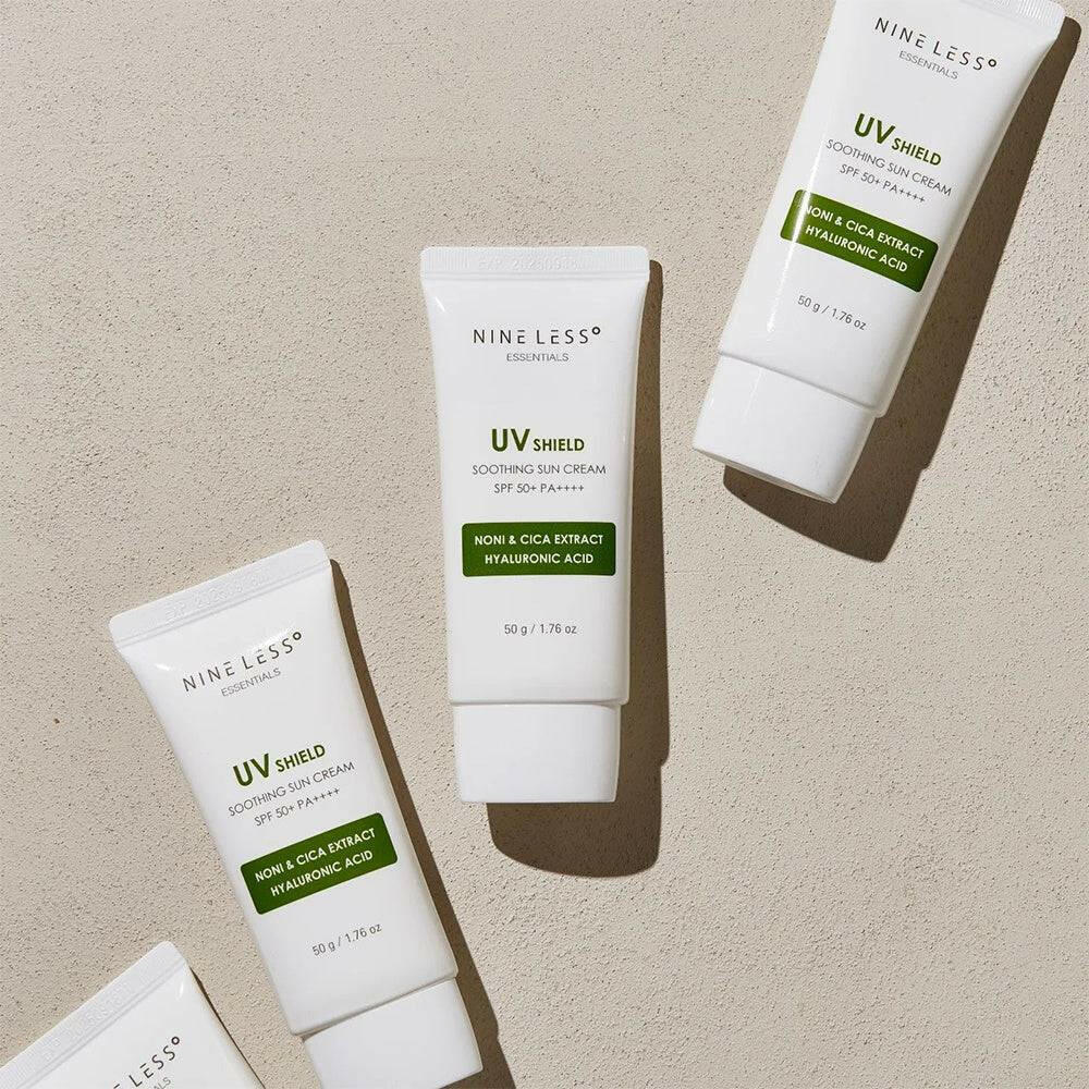 NINELESS Essentials UV Shield Soothing Sun Cream SPF50+ 50ml - bellubeauty