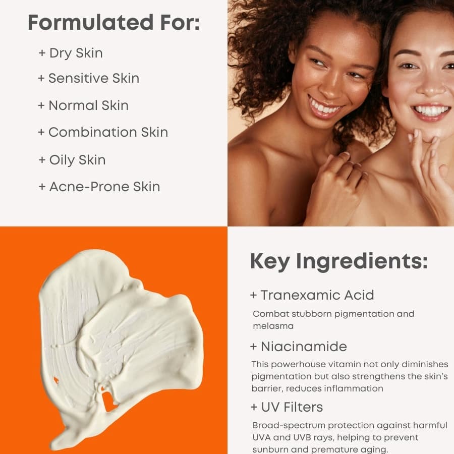 NINELESS Mela-Pro Tranexamic Acid Sun Screen 100ml - bellubeauty