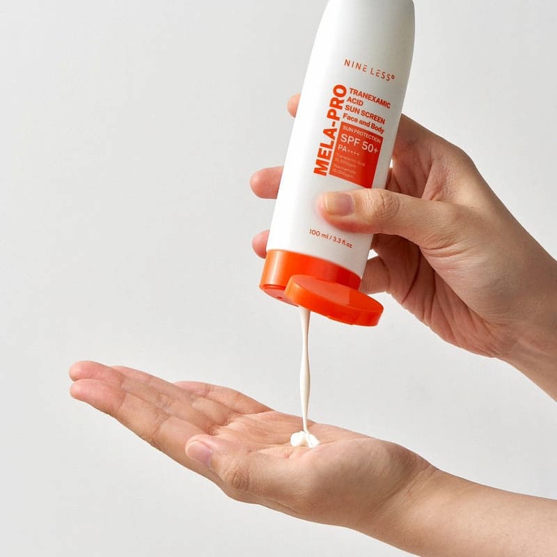 NINELESS Mela-Pro Tranexamic Acid Sun Screen 100ml - bellubeauty