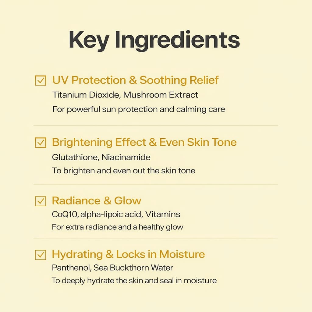 NUMBUZIN Glutathione Vitamin Tone-Up Sun Serum 30ml - BelluBeauty