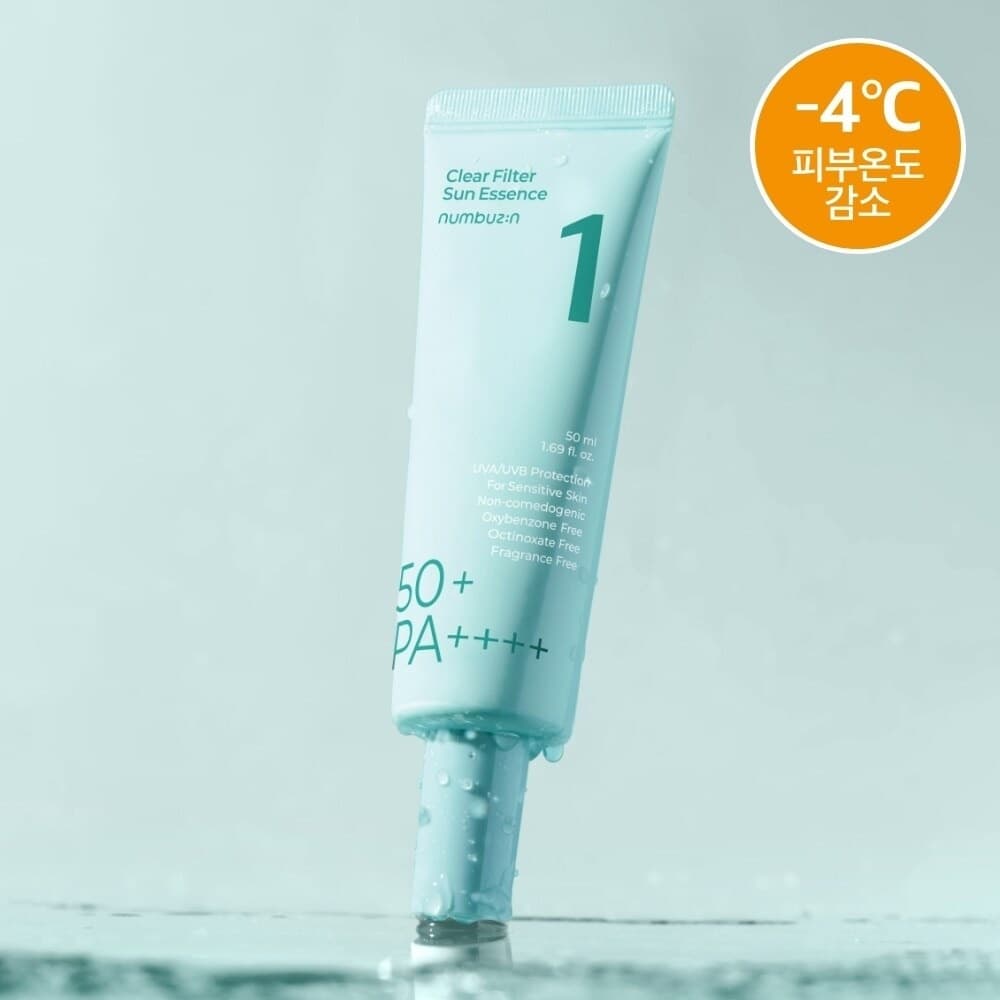 NUMBUZIN No.1 Clear Filter Sun Essence 50ml SPF50+ - bellubeauty