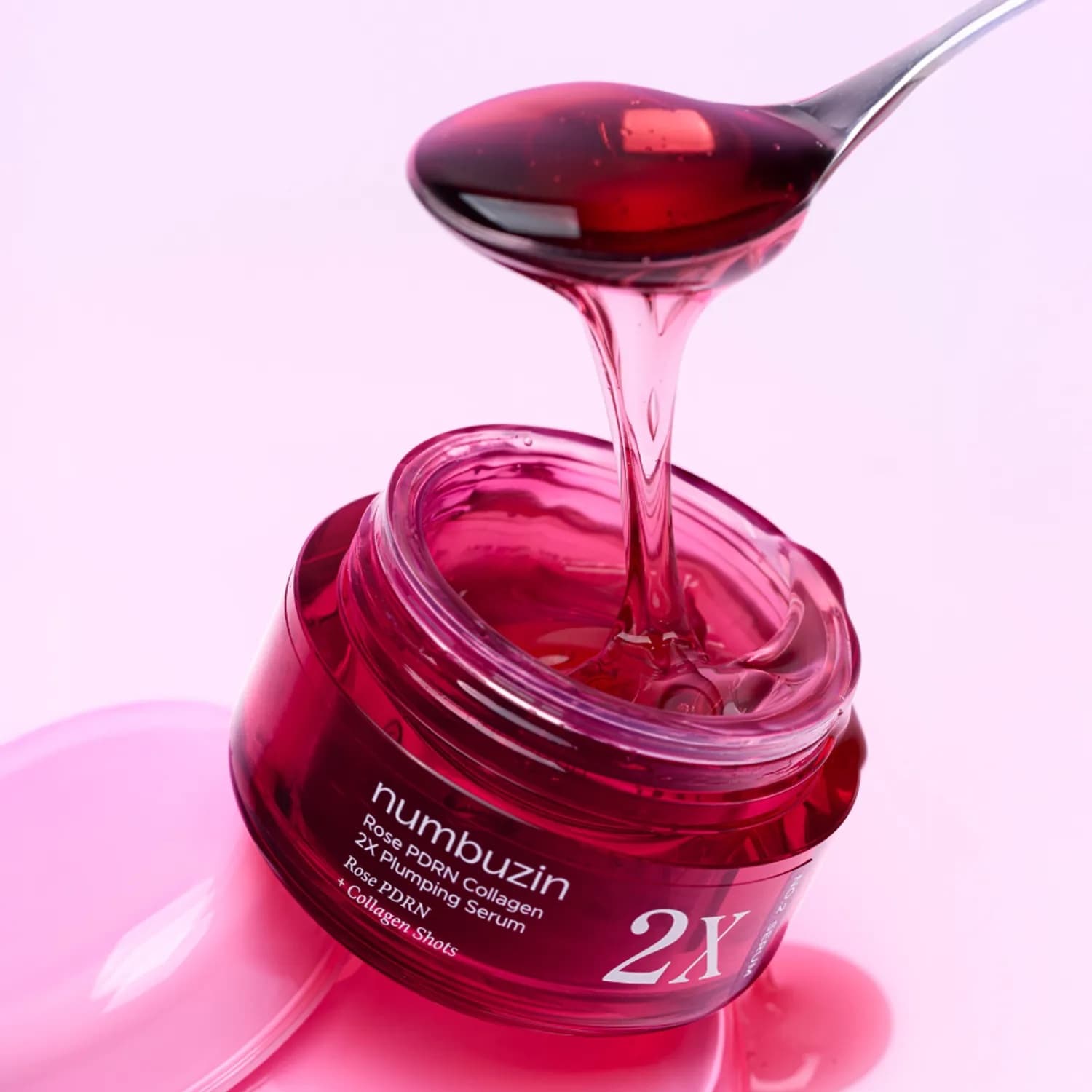 NUMBUZIN No.2 Rose PDRN Collagen 2X Plumping Serum 30ml - bellubeauty