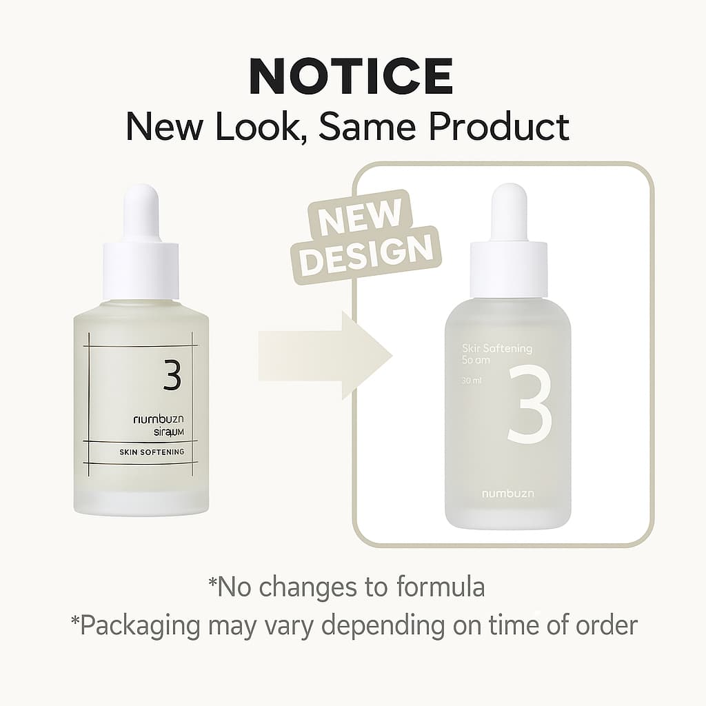 NUMBUZIN No.3 Skin Softening Serum 50ml - BelluBeauty