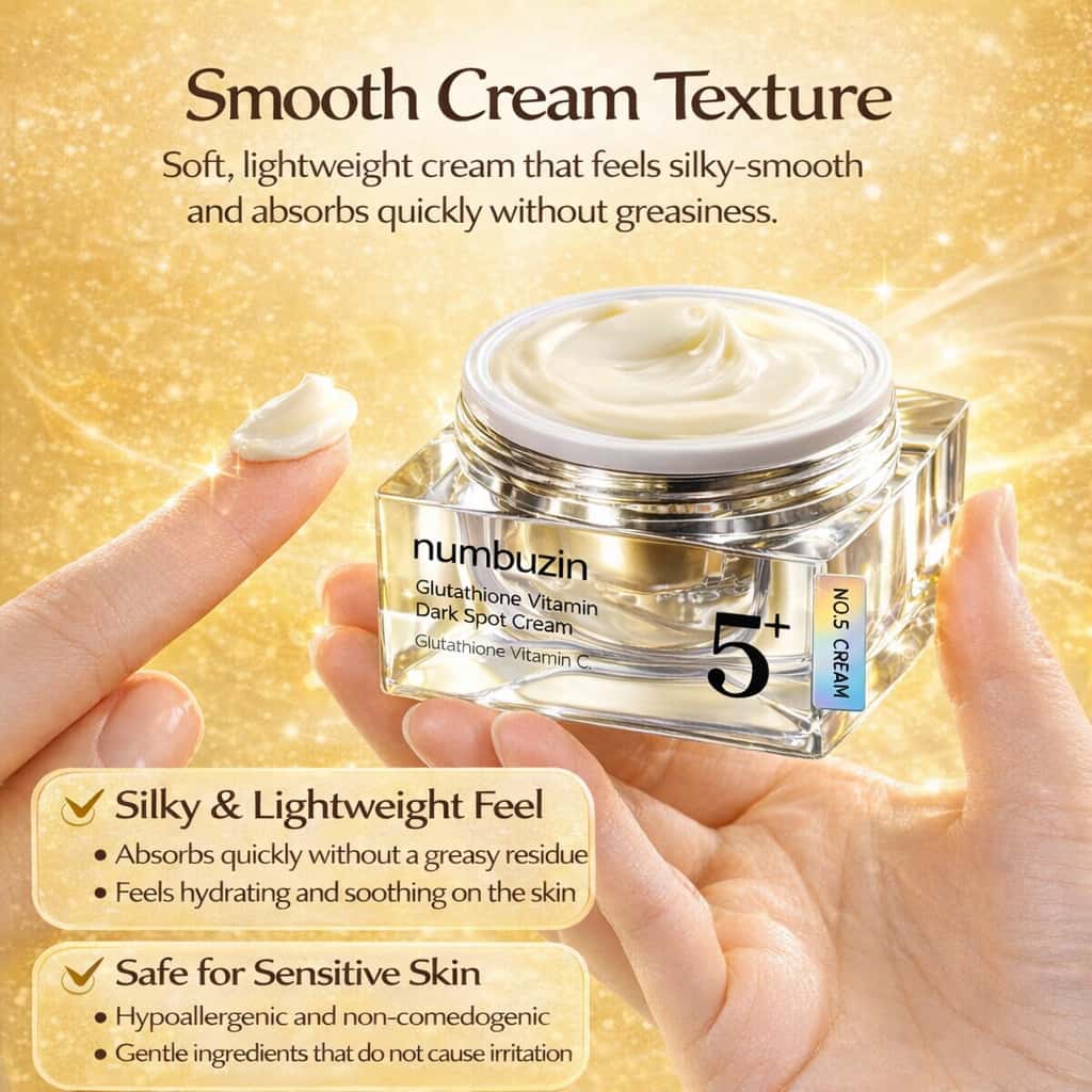 NUMBUZIN No.5+ Glutathione Vitamin Dark Spot Cream 50ml - BelluBeauty