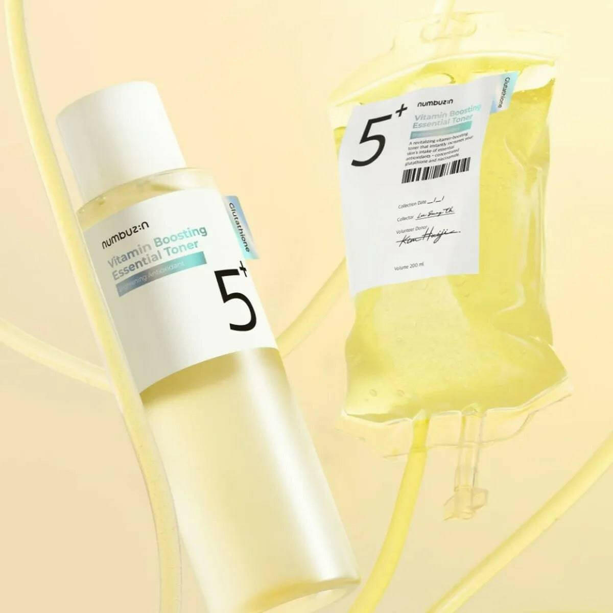 NUMBUZIN No.5 Vitamin Boosting Essential Toner 200ml - bellubeauty