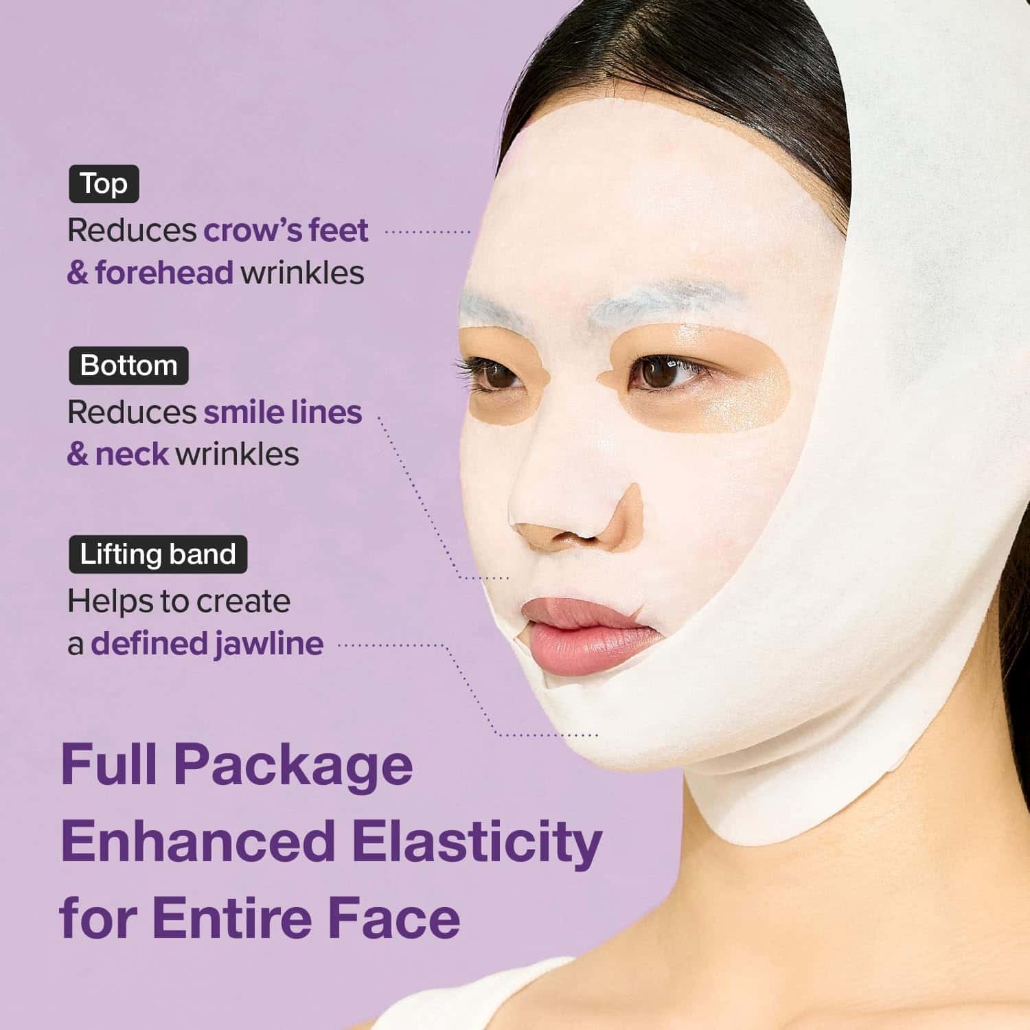 NUMBUZIN No.9 NAD Bio Lifting-sil Full Cover Facial Mask 4pcs - bellubeauty