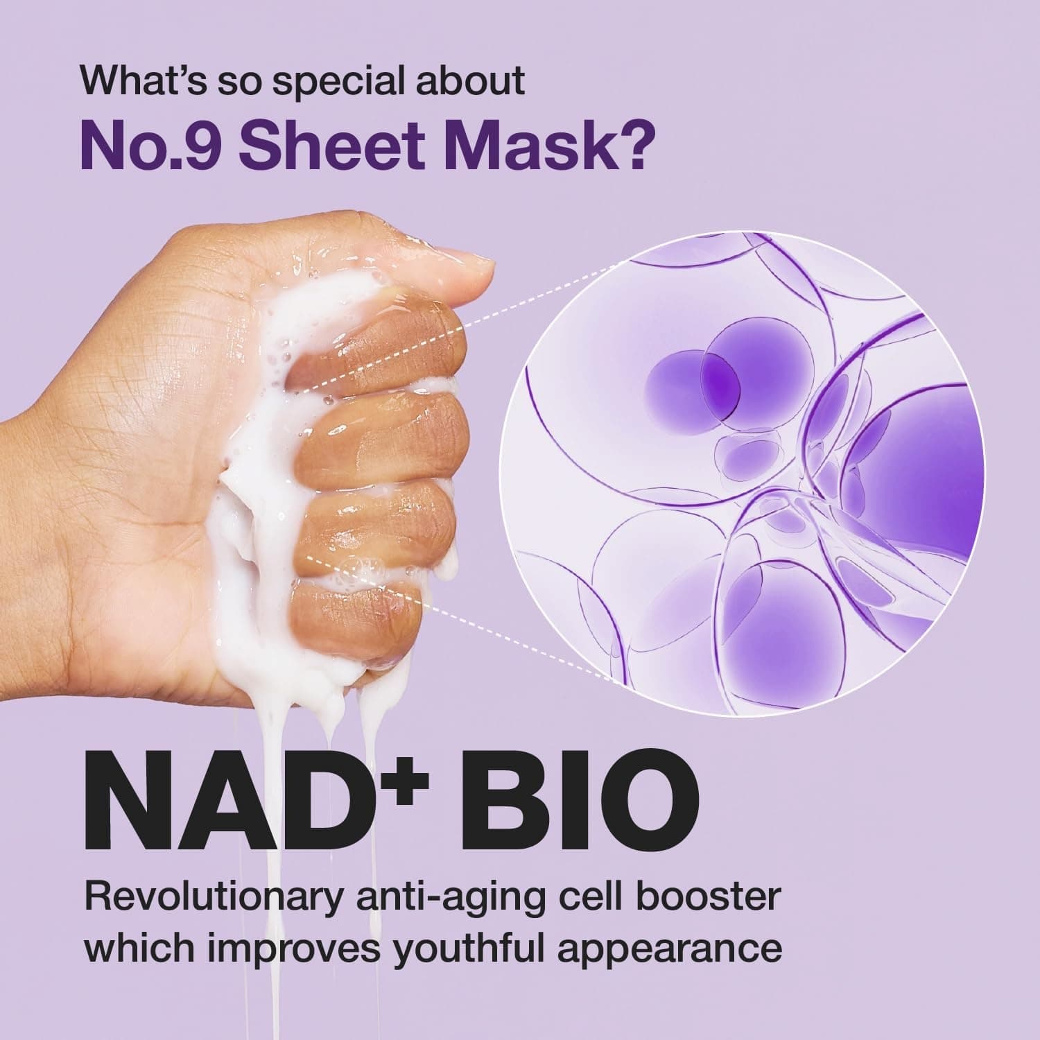 NUMBUZIN No.9 NAD Bio Lifting-sil Full Cover Facial Mask 4pcs - bellubeauty