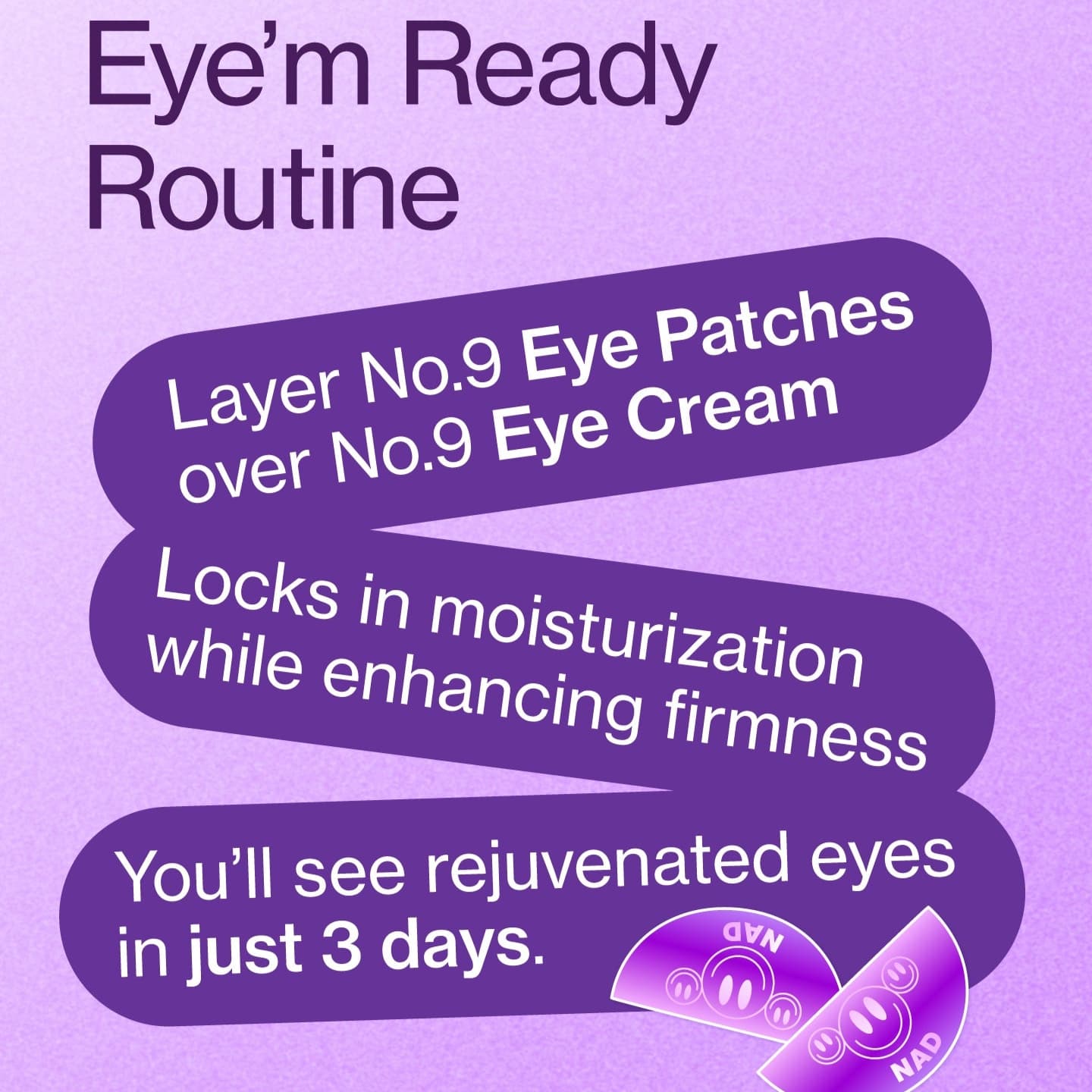 NUMBUZIN No.9 NAD+ Collagen Under Eye Patches 5ea - bellubeauty