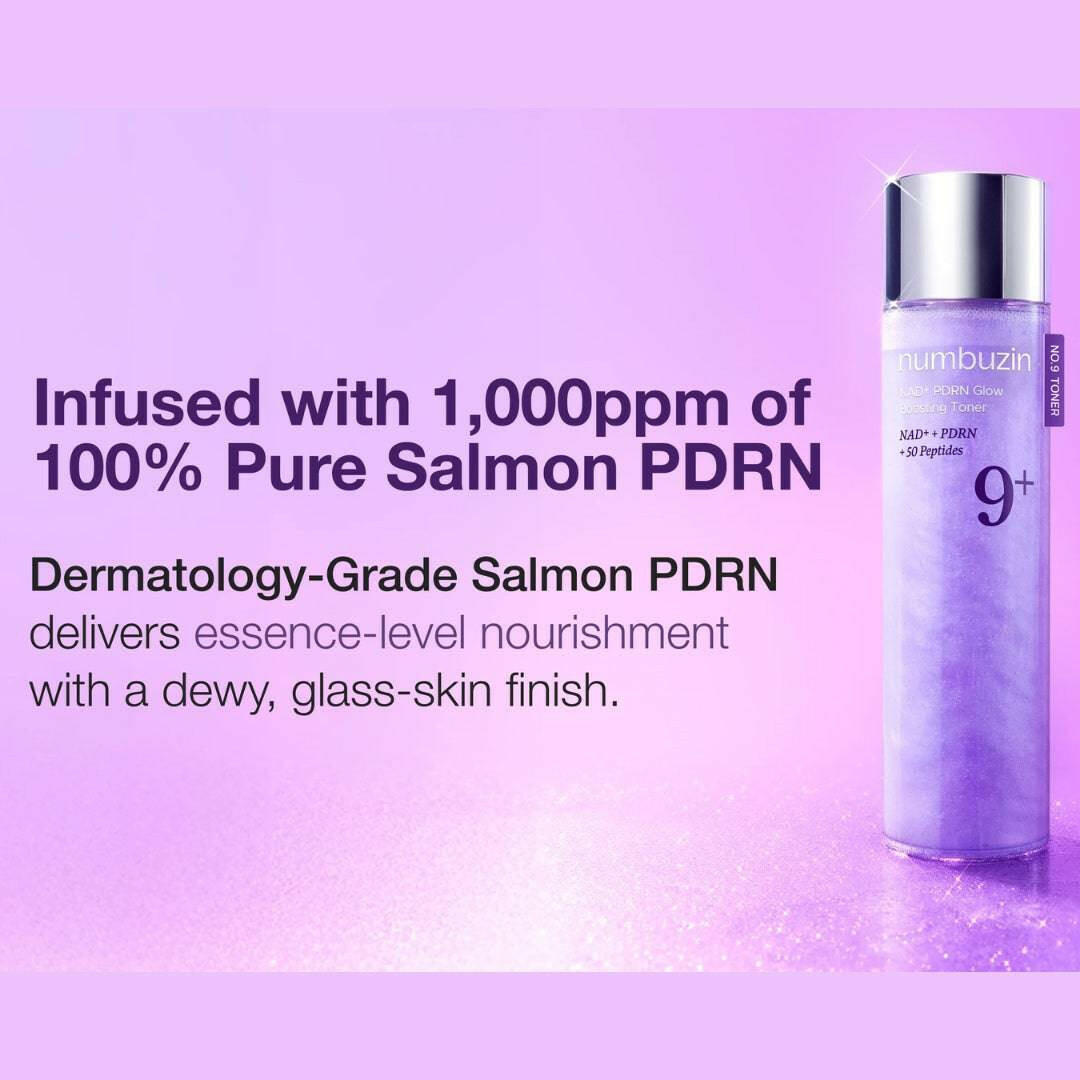 NUMBUZIN No.9 NAD+ PDRN Glow Boosting Toner 150ml - bellubeauty