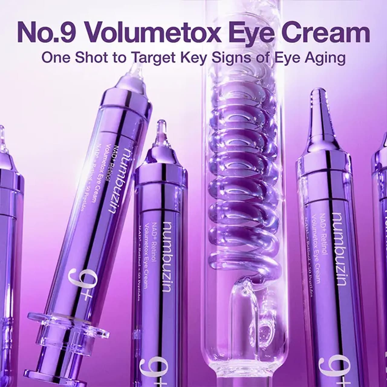 NUMBUZIN No.9 NAD+ Retinol Volumetox Eye Cream 10ml - bellubeauty