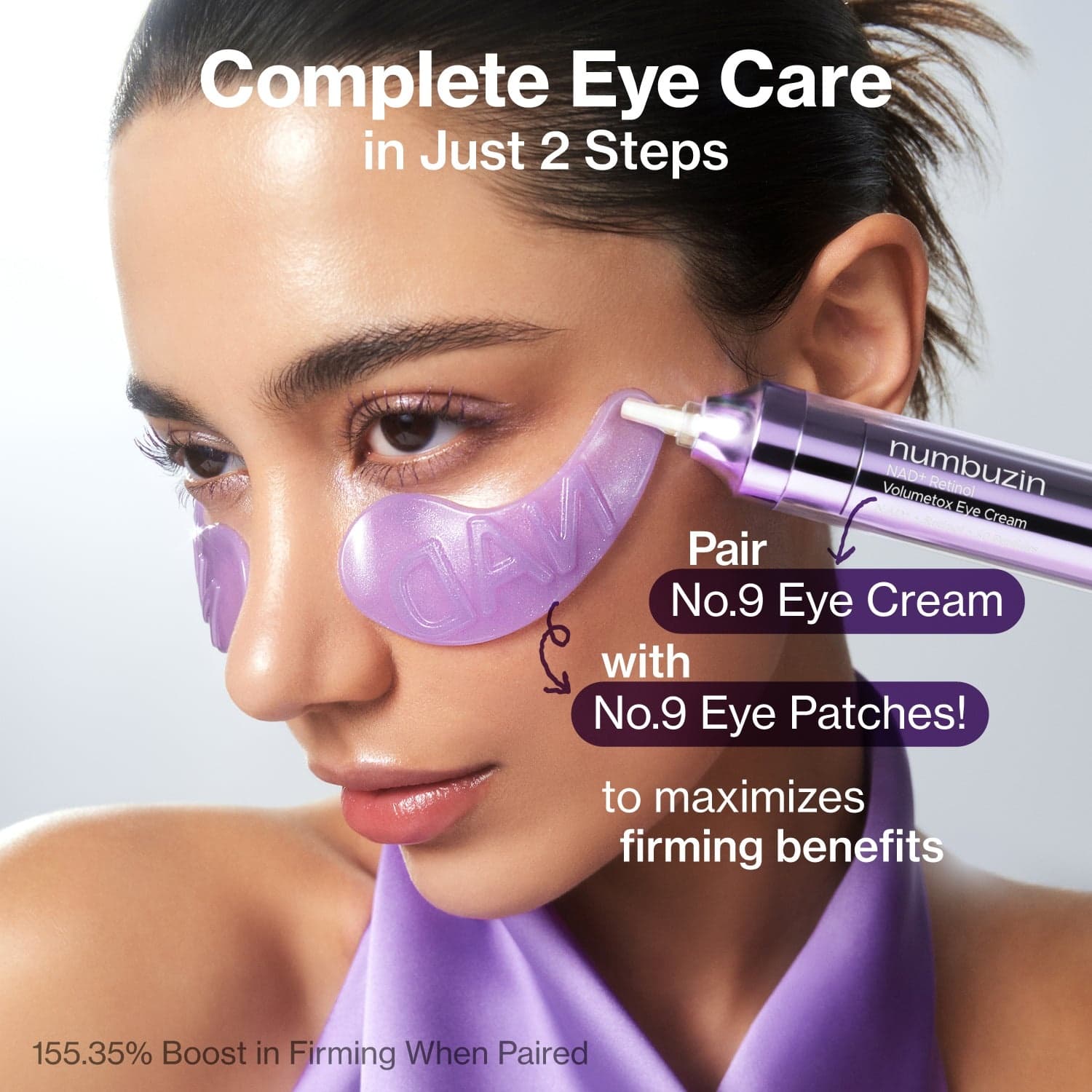 NUMBUZIN No.9 NAD+ Retinol Volumetox Eye Cream 10ml - bellubeauty