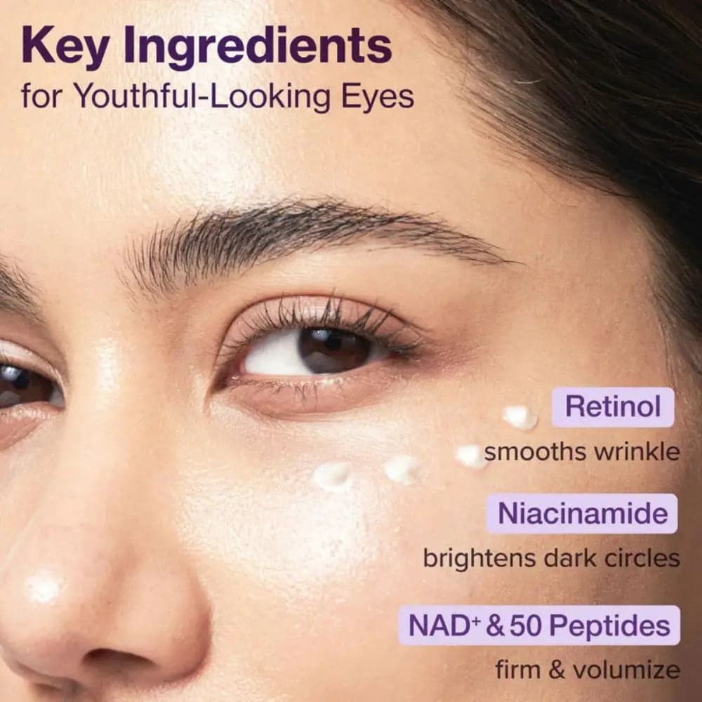 NUMBUZIN No.9 NAD+ Retinol Volumetox Eye Cream 10ml - bellubeauty