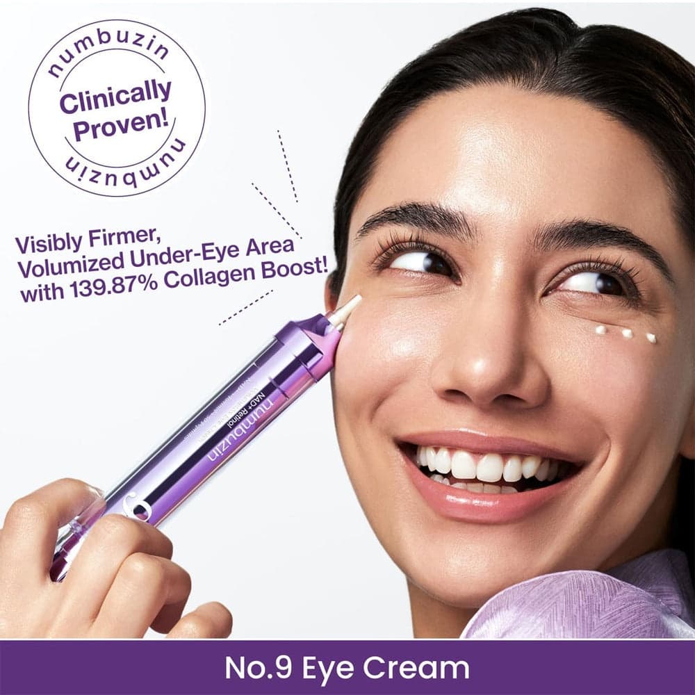 NUMBUZIN No.9 NAD+ Retinol Volumetox Eye Cream 10ml - bellubeauty