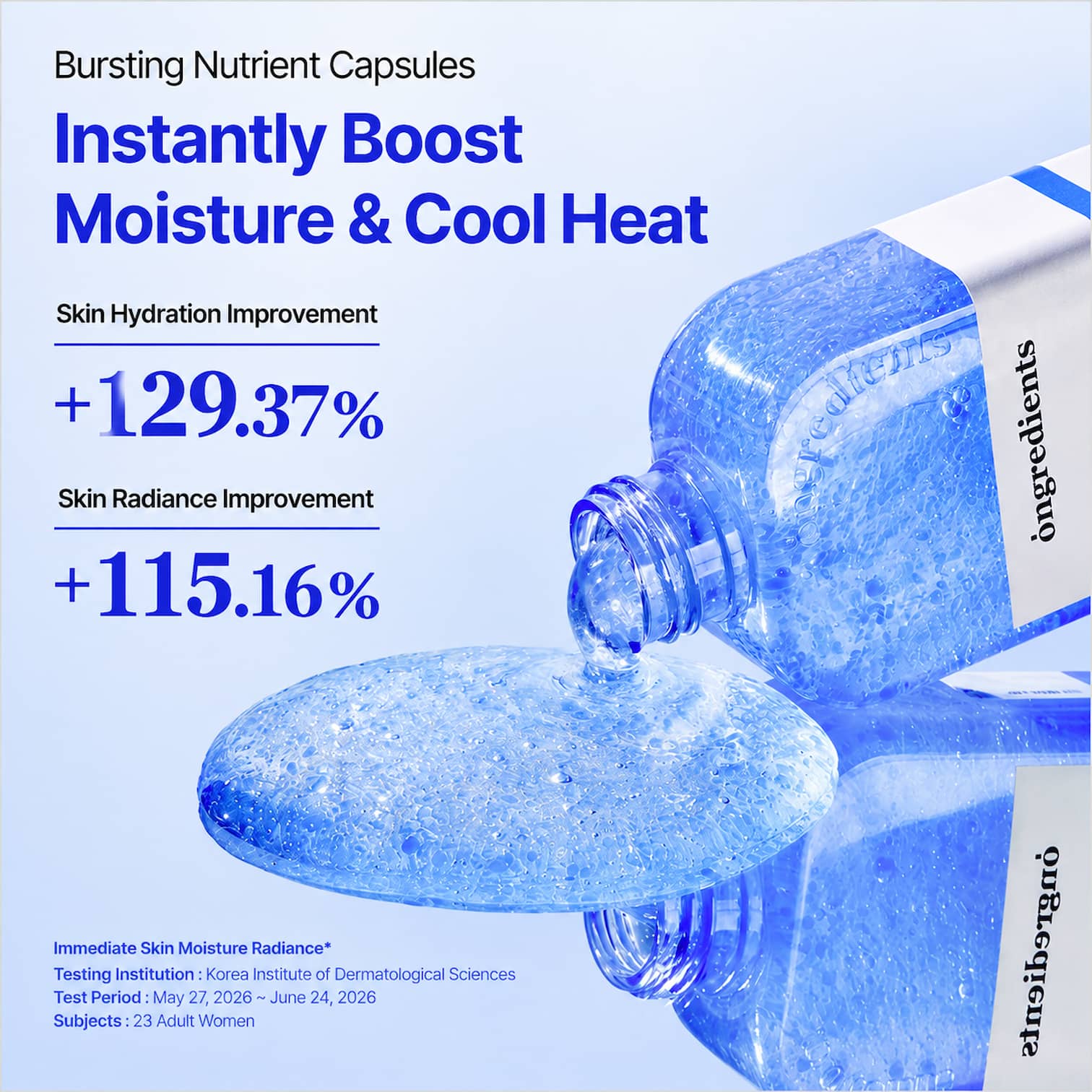 ONGREDIENTS Bakuglow Capsule Lotion 150ml - BelluBeauty