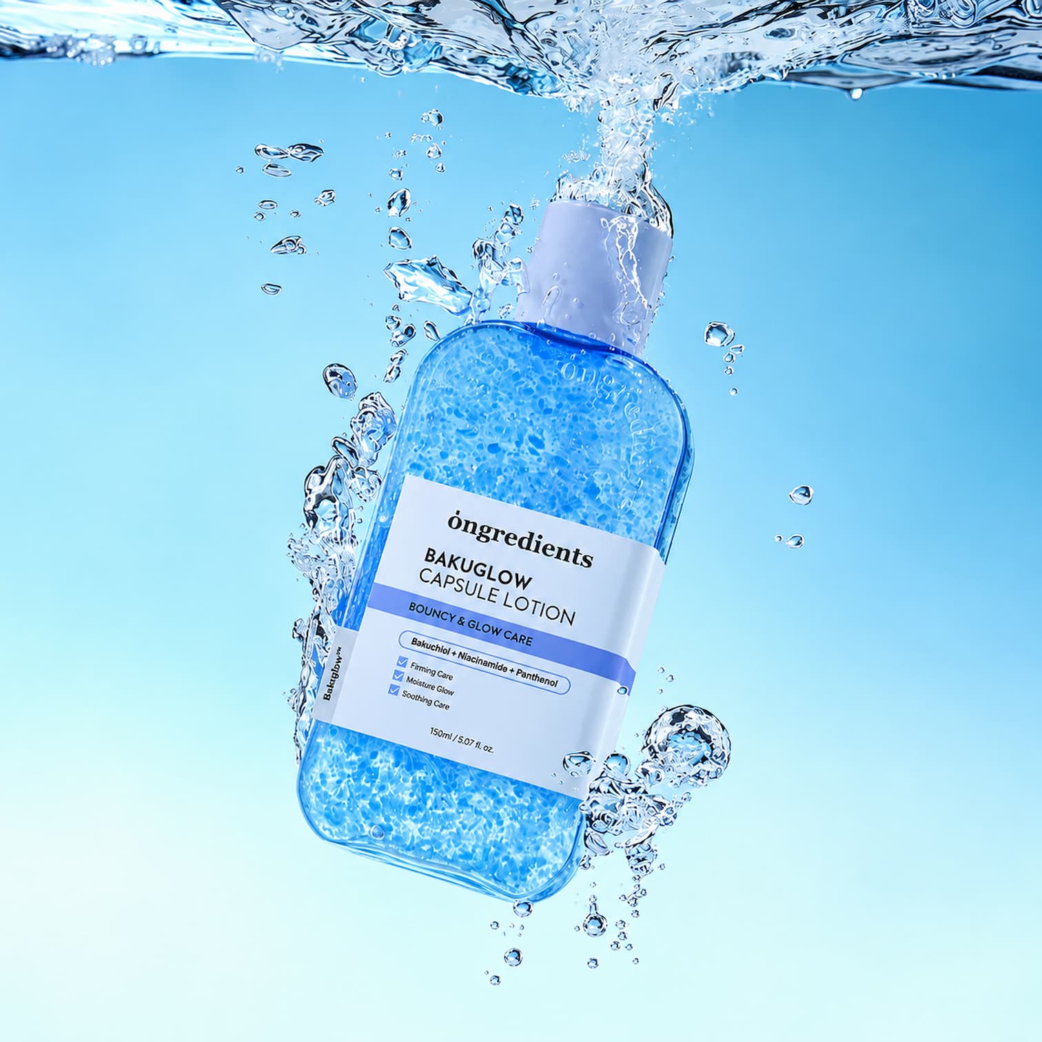 ONGREDIENTS Bakuglow Capsule Lotion 150ml - BelluBeauty