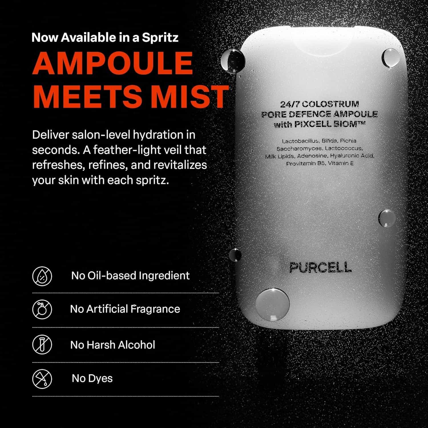 PURCELL 24/7 Colostrum Pore Defence Ampoule 55ml - bellubeauty