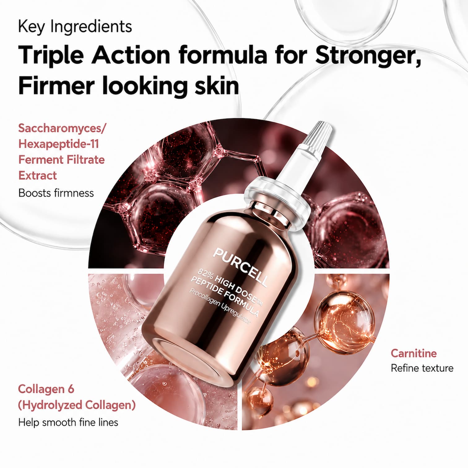 PURCELL 82% High Dose Peptide Formula 30ml - BelluBeauty