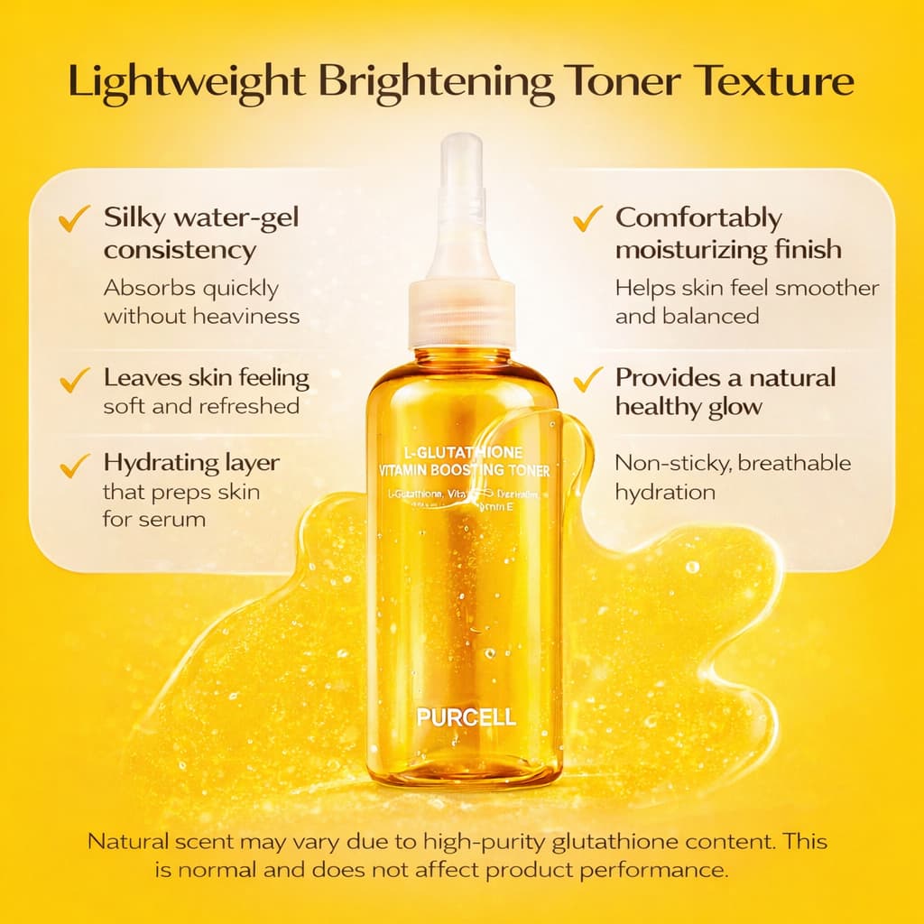 PURCELL L-Glutathione Vitamin Boosting Toner 150ml - BelluBeauty