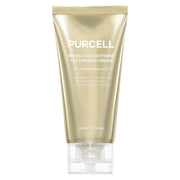 PURCELL 8B/mL L-Glutathione TXA Capsule Cream 80ml in a metallic gold squeeze tube with a clear cap, shown on a plain white background.