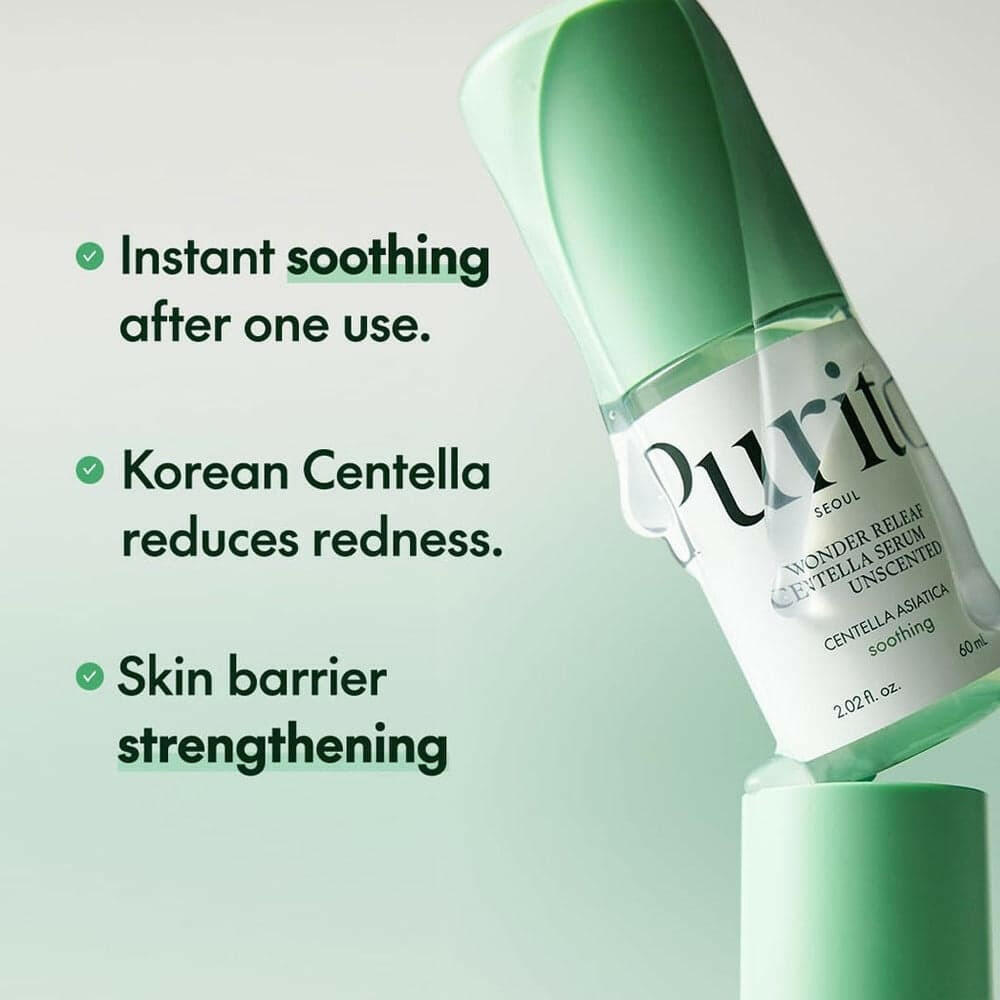PURITO SEOUL Wonder Releaf Centella Serum Unscented 60ml - bellubeauty