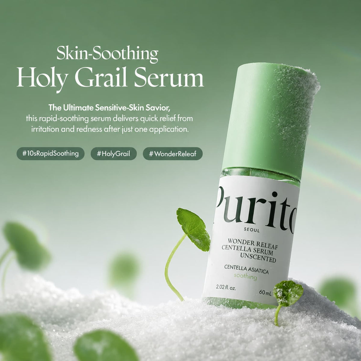 PURITO SEOUL Wonder Releaf Centella Serum Unscented 60ml - BelluBeauty