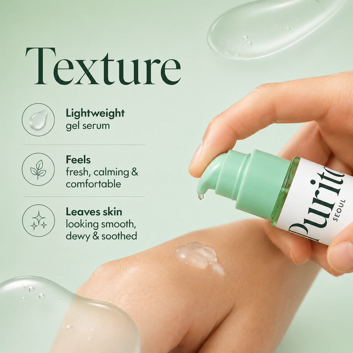 PURITO SEOUL Wonder Releaf Centella Serum Unscented 60ml - BelluBeauty