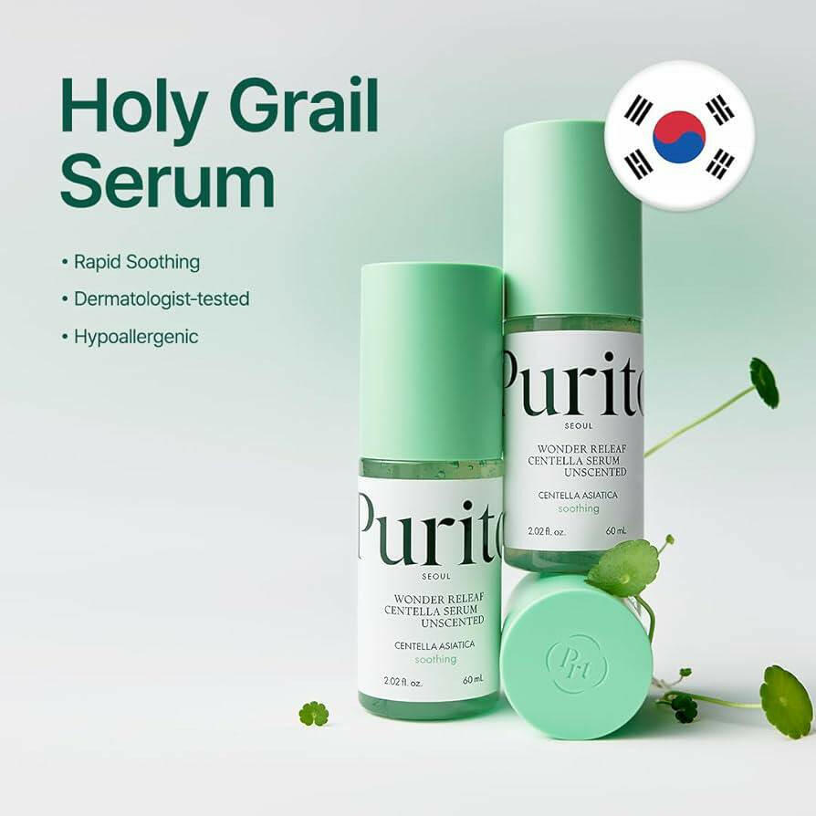 PURITO SEOUL Wonder Releaf Centella Serum Unscented 60ml - bellubeauty