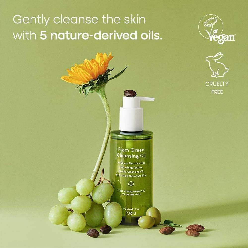 PURITO Seoul From Green Cleansing Oil 200ml - bellubeauty