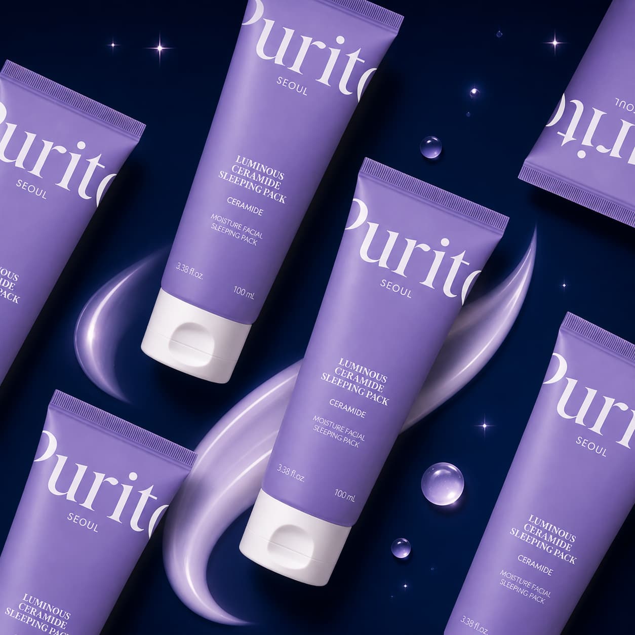 PURITO Seoul Luminous Ceramide Sleeping Pack 100ml - BelluBeauty