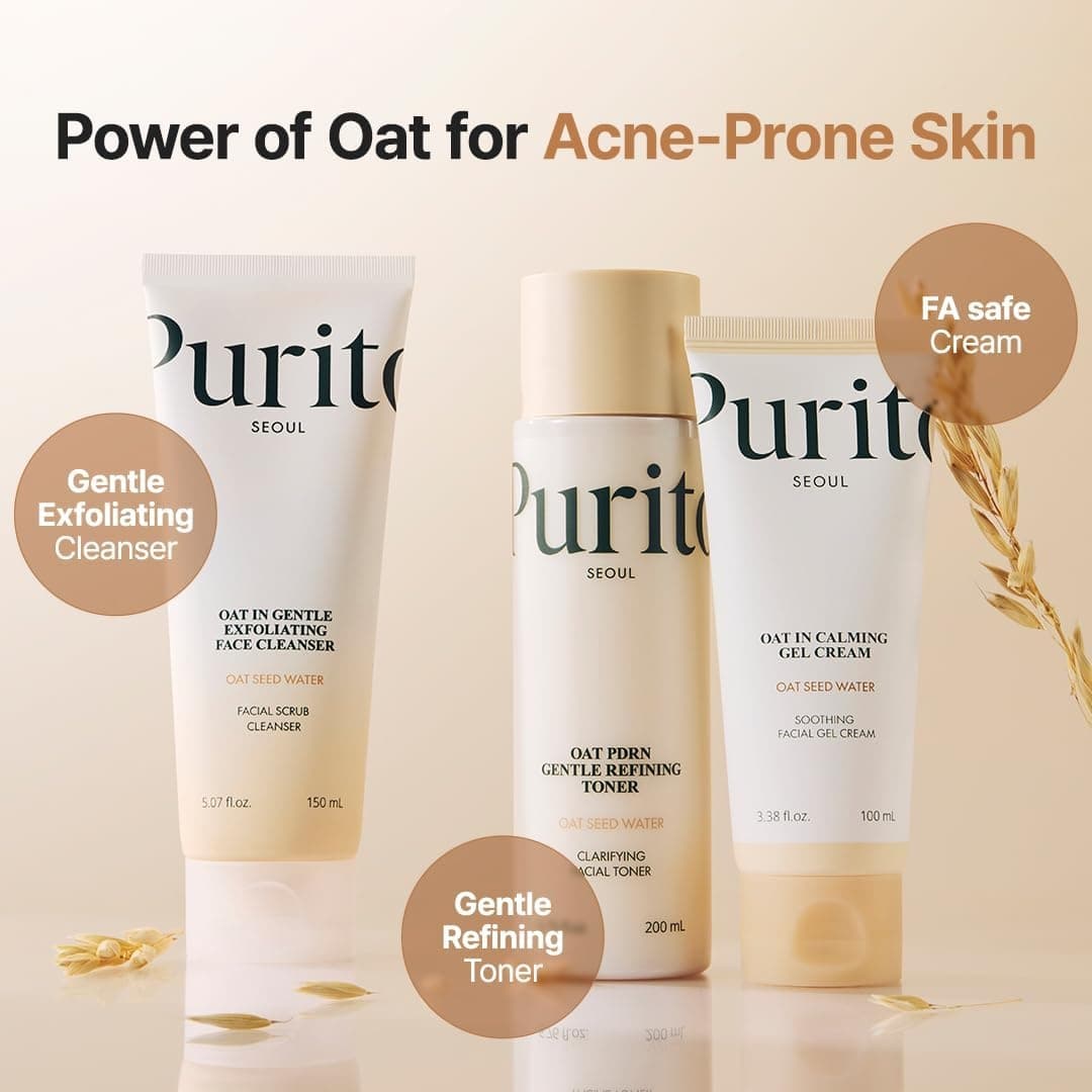 PURITO Seoul Oat PDRN Gentle Refining Toner 200ml - BelluBeauty