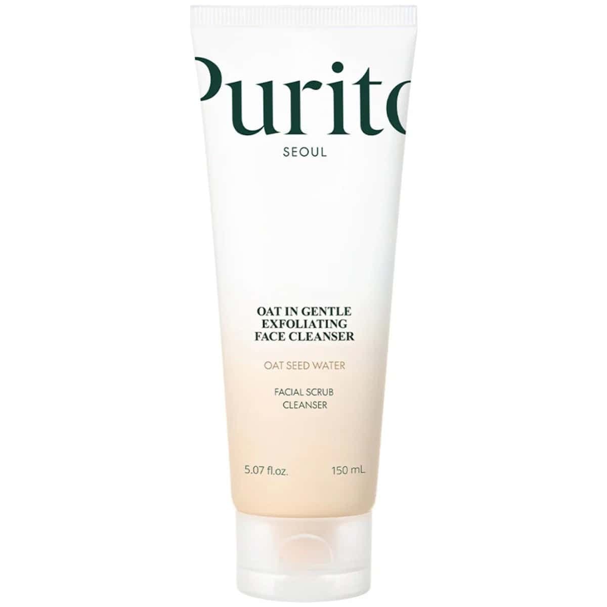 PURITO Seoul Oat in Gentle Exfoliating Face Cleanser 150ml - bellubeauty
