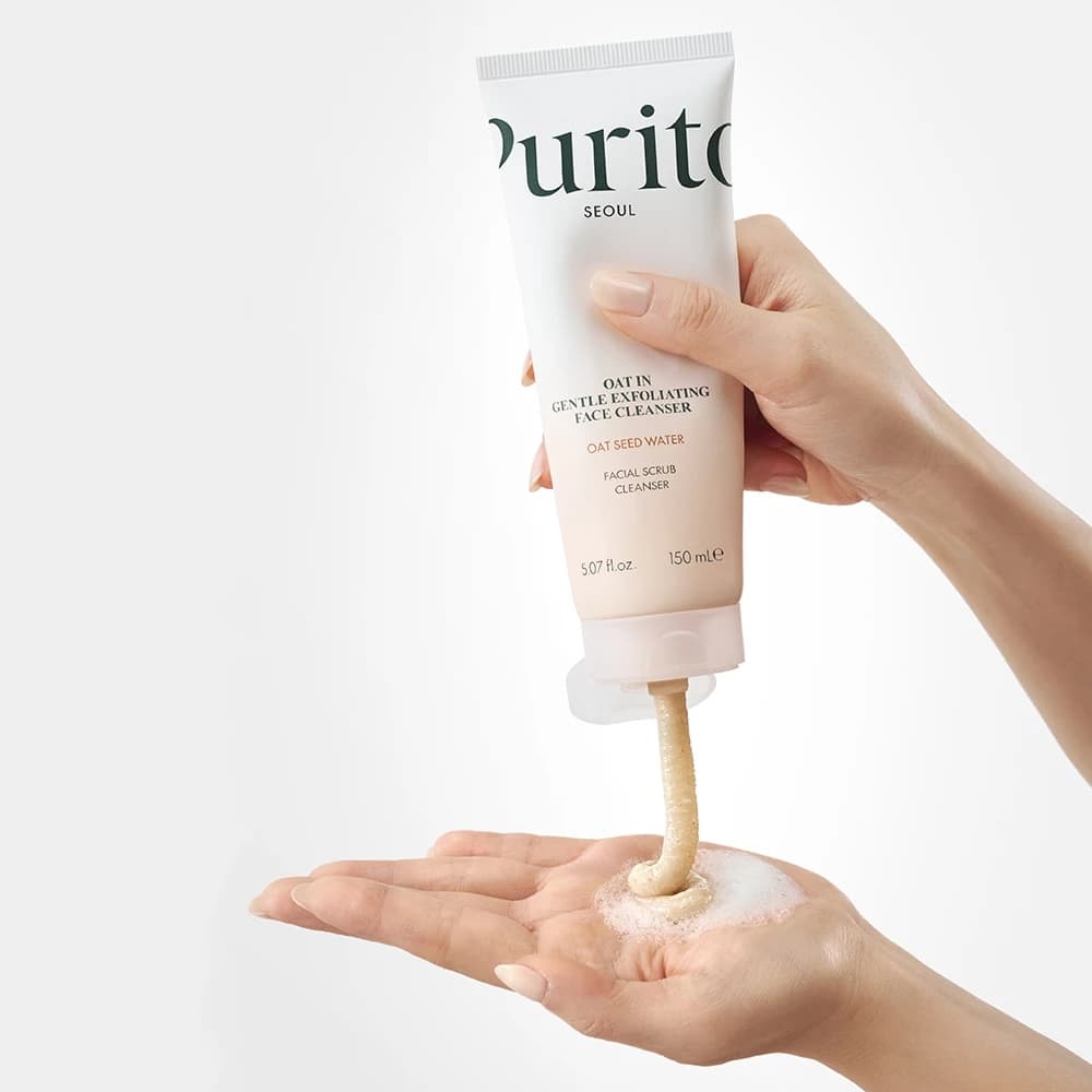 PURITO Seoul Oat in Gentle Exfoliating Face Cleanser 150ml - bellubeauty